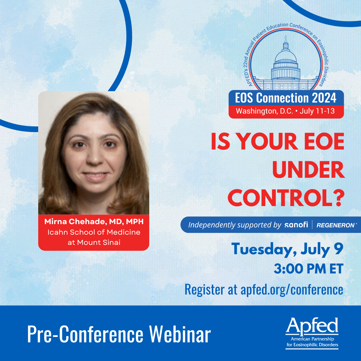 Pre-conference webinar featuring Dr. Chehade